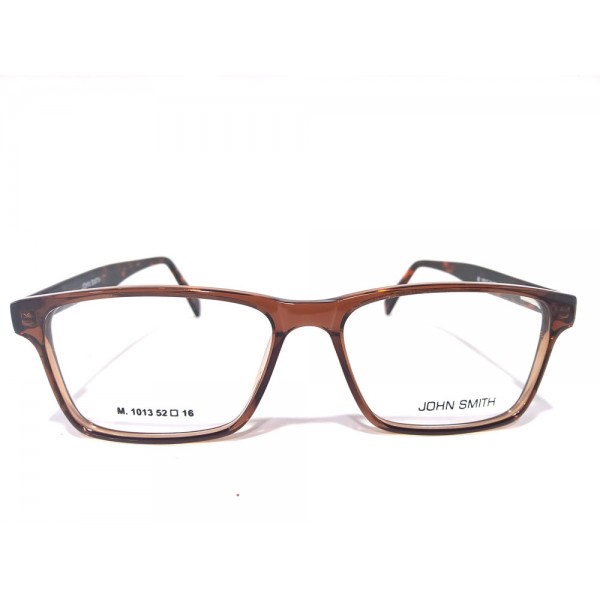 John Smith Printed Brown Square