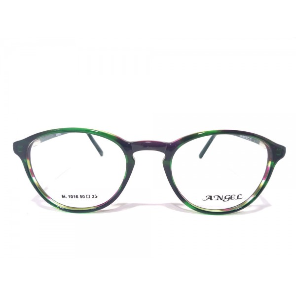 Angel Printed Green Oval