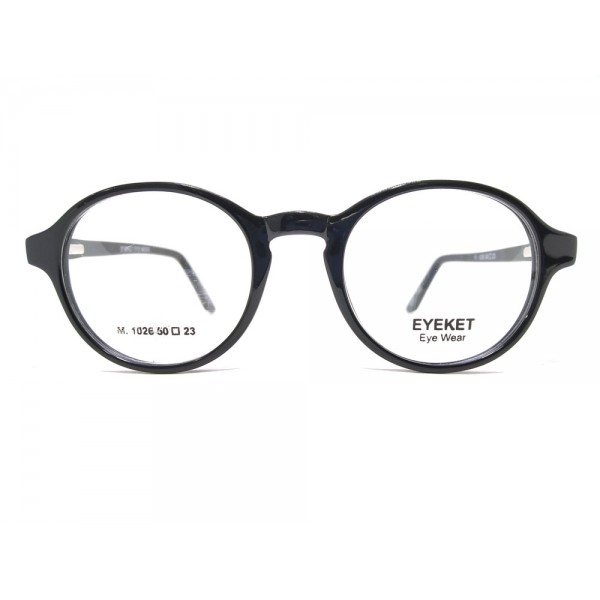 Eyeket Black Shine Oval