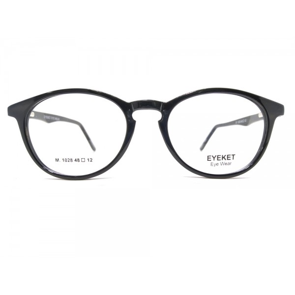 Eyeket Black Shine Oval