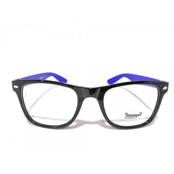Teenager Black With Blue