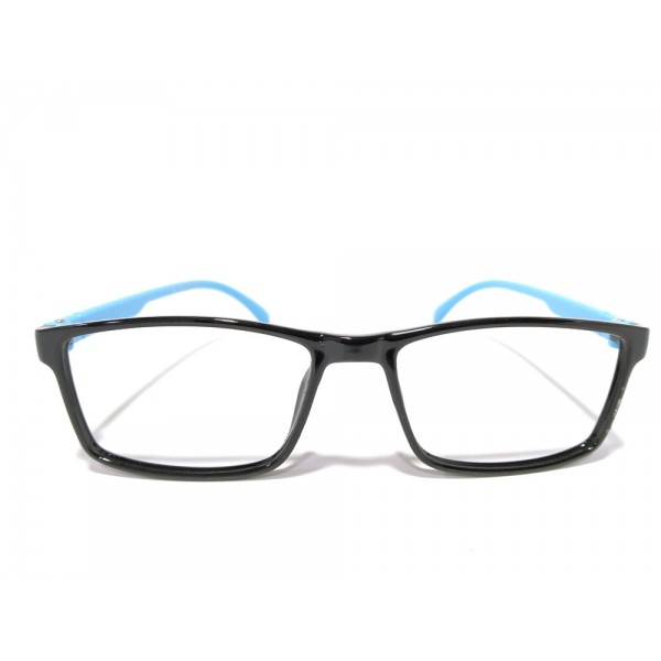 Kavita Black With Skyblue Square