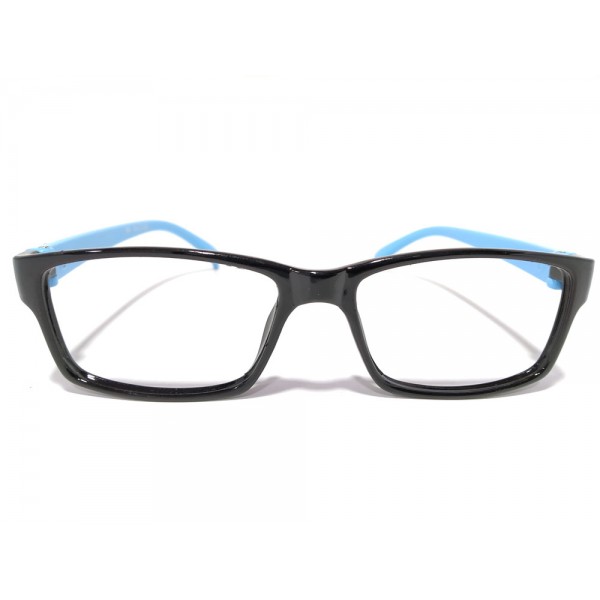 Kavita Black With Skyblue Rectangle
