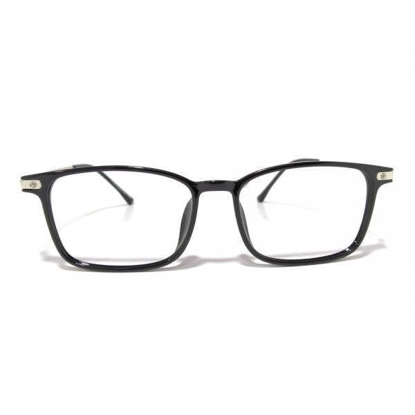 Platinum Black Silver Rectangle