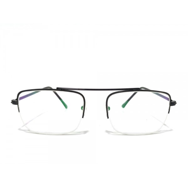 Vision Plus Black Half Rim Wayfarer Sunglasses