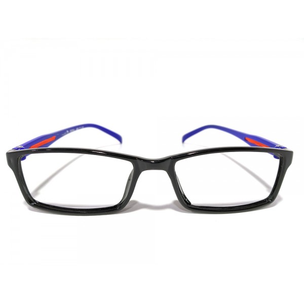 Kavita Black With Blue Rectangle