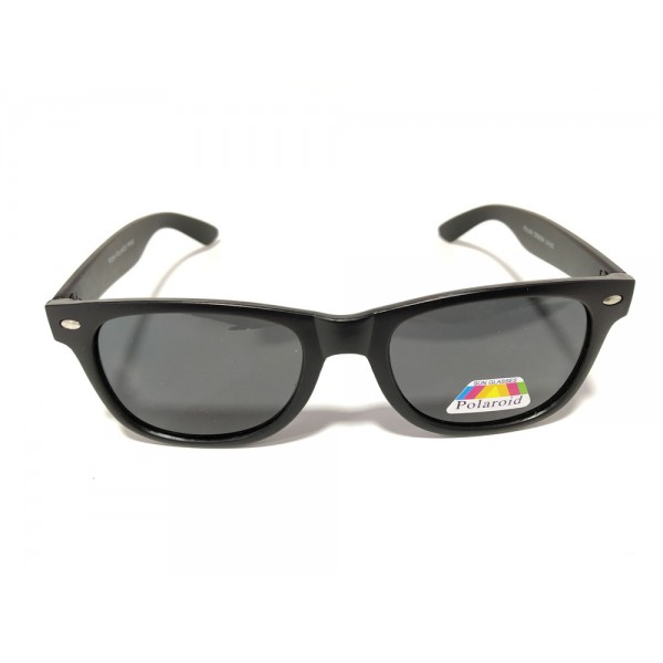 Vision Plus Black Matt Full Rim Wayfarer Sunglasses
