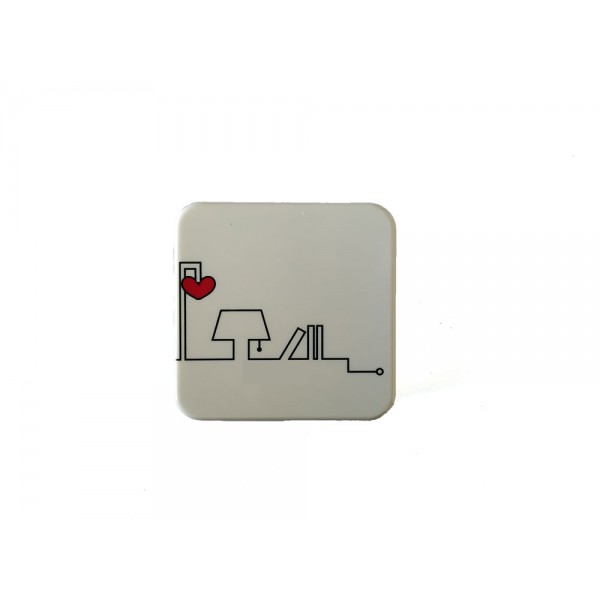 Contact lens case with multi use for traveling