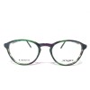 Angel Printed Green Oval
