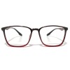 Hybrid Red Black Square