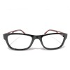 Kavita Black With Maroon Square
