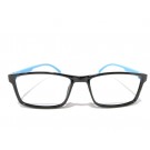 Kavita Black With Skyblue Square