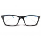 Kavita Black With Sky blue Square