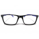 Kavita Black With Blue Square