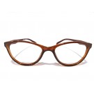 Kavita Brown With Maroon Cat Eye