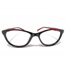 Kavita Black With Red Cat Eye