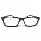 Kavita Black With Blue Rectangle