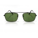 Vision Plus Black With Grey Half Rim Wayfarer Sunglasses