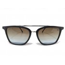 Vision Plus Black With Silver Full Rim Wayfarer Sunglasses