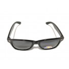 Vision Plus Black Shine Full Rim Wayfarer Sunglasses