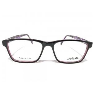 Hulk  Black With Printed Purple Square
