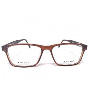 John Smith Printed Brown Square