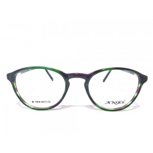 Angel Printed Green Oval