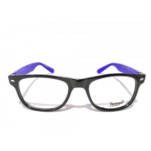 Teenager Black With Blue