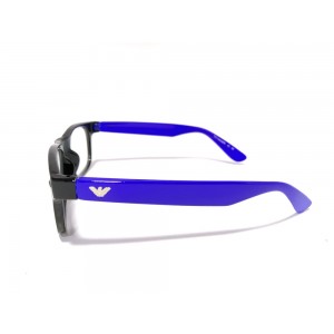 Teenager Black With Blue