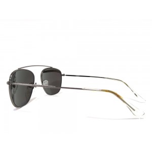Vision Plus Grey With Blue Half Rim Wayfarer Sunglasses
