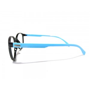 Kavita Black With Skyblue Oval