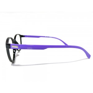 Kavita Black With Purple Oval