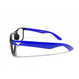 Teenager Black With Blue
