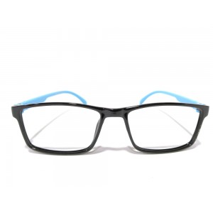 Kavita Black With Skyblue Square