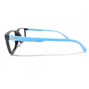 Kavita Black With Sky blue Square