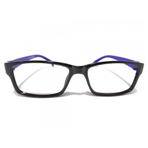 Kavita Black With Blue Rectangle
