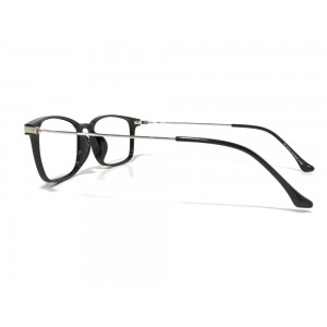 Platinum Black Silver Rectangle