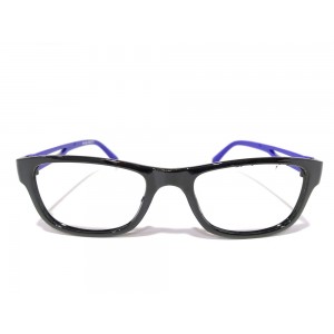 Kavita Black With Blue Square