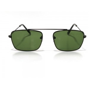 Vision Plus Black With Grey Half Rim Wayfarer Sunglasses