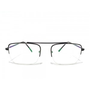 Vision Plus Black Half Rim Wayfarer Sunglasses