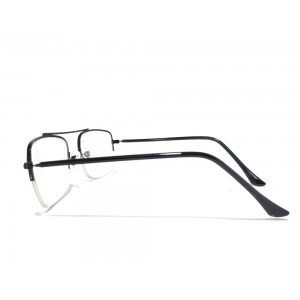 Vision Plus Black Half Rim Wayfarer Sunglasses