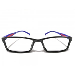 Kavita Black With Blue Rectangle