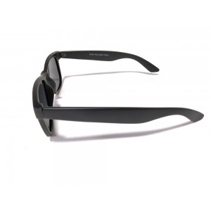 Vision Plus Black Matt Full Rim Wayfarer Sunglasses