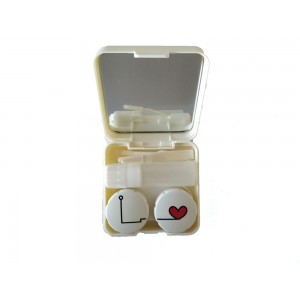 Contact lens case with multi use for traveling