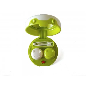 Contact lens case cleaning machine