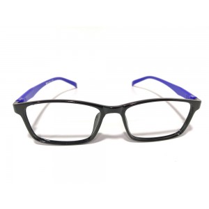 Kavita Black With Blue Square