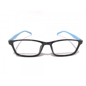 Kavita Black With Skyblue Square